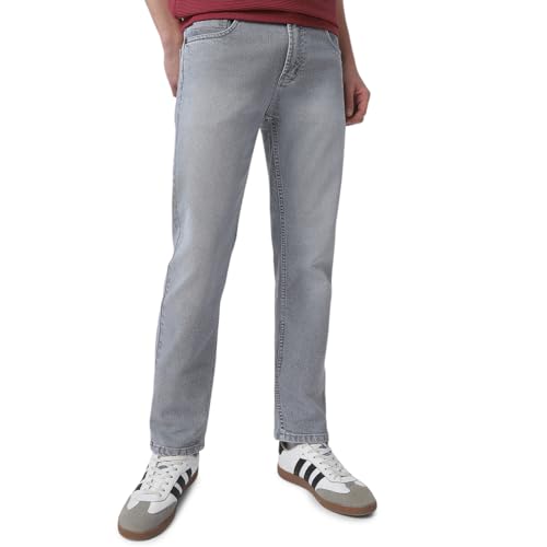 Image of Neostreak Men's Regular Fit Heavy Washed Jeans Stretchable