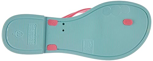 Barbie Charme Rasteiro, Chinelo Meninas, VERDE/ROSA, 29/30