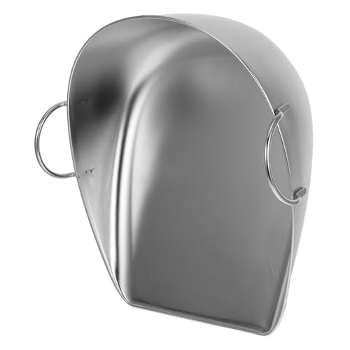 BESTOMZ Recogedor de Mano de Acero Inoxidable Resistente para Basura y Granos, Multiusos Alta Durabilidad Adecuado para Limpieza y Recolección en Exteriores
