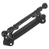 Décoration de cour : cette poignée sert de décoration pour votre portail de jardin, ajoutant un style unique qui rend votre cour plus accrocheuse, matériel de montage, boutons modernes