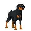 JEKCA Doberman Pinscher 01C-M01 | Dog Plastic Building Blocks | Age 14+