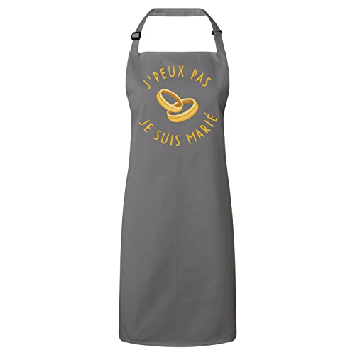 Tablier cuisine premium époux pour fêter votre vie de couple