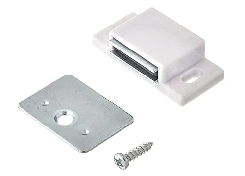 MPJ Shutter Hardware 50631-R 15lb Single Magnetic Catch White/zinc Retail Pack (30) by MPJ - Used condition - US$20.96