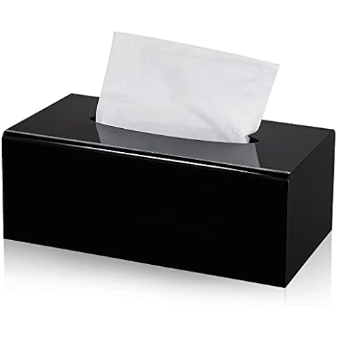Kamehame Taschentücher Box Schwarz Acryl Taschentuchbox Kosmetiktücher Box Tissue Box Cover