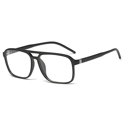 Preisvergleich Produktbild Sonnenbrille Quadratische Blaue Lichtschutzbrille Für Männer Frauen Optischer Rahmen Computer Antireflex-Uv-Schutzbrille-C1_Matte_B...