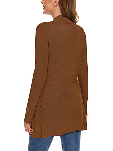 Image of Cardigan for Women Dressy Casual Long Sleeve Open Front Knit Cardigan Sweaters