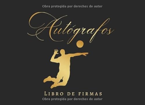 AUTÓGRAFOS: REÚNE EN UN SOLO CUADERNO TUS FIRMAS O FOTOS DE JUGADORES DE VOLEIVOL FAMOSOS | REGALO CREATIVO PARA AFICIONADOS AL VOLIBOL.