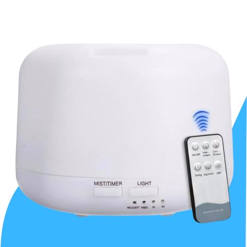 Umidificador de Ar Difusor de Ambiente 500 Ml Aromas Óleo Essenci...