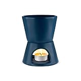 Brookstone 2-in-1 Tea Light Ceramic Diffuser and Wax Warmer | Ceramic Aromatherapy Diffuser with Ess