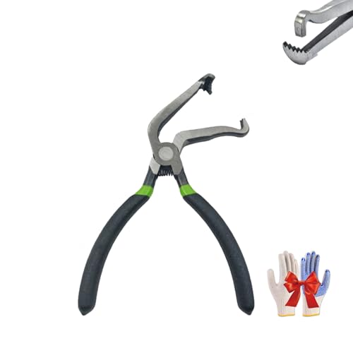 Fixions Tools Electrical Disconnect Pliers Set for Cars, Fuel Line & Connector Pliers with Plastic Jaw Inserts, Automotive & Mechanical Repair Tool Kit (Green B)