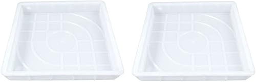 Happyyami Molde de pavimentación cuadrado para suelos al aire libre, fabricante de paseo, 2 piezas, fabricante reutilizable para pavimento, cemento,