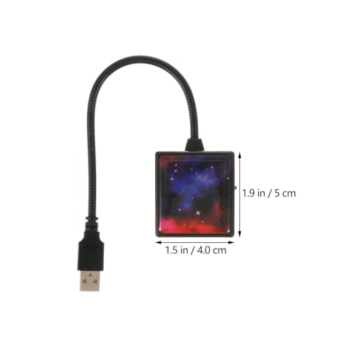 Luz nocturna USB para coche proyector de estrella mini impermeable lámpara de techo 2