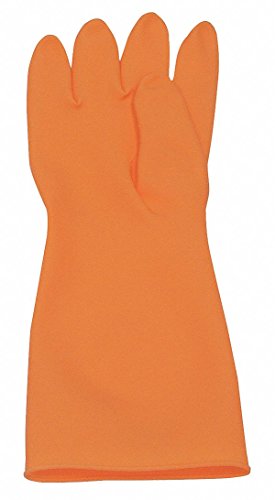 Chem Resistant Gloves, Orange, Sz 7, PR