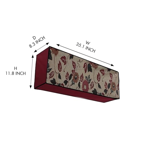 Image of THE LION'S SHARE Air Conditioning Dust Cover Folding Designer Ac Cover for Indoor Split Ac 1.5 ton -TLS-04
