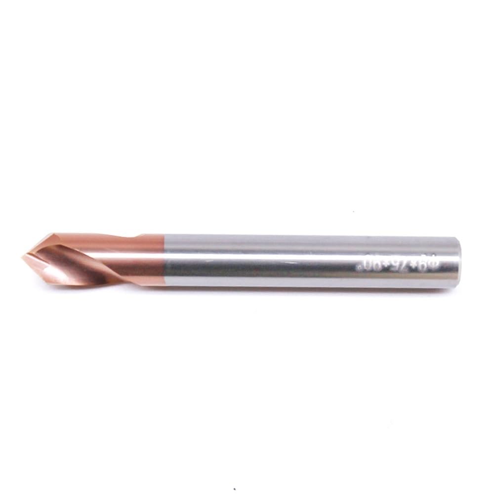 HRC55 90 Grad Punktbohrer for die Bearbeitung von Lochbohrern, Anfaswerkzeugen, 3 mm, 4 mm, 5 mm, 6 mm, 8 mm, 10 mm, Wolframkarbidstahl, 1 Stück (Size : 1pcs, Color : 12mm)