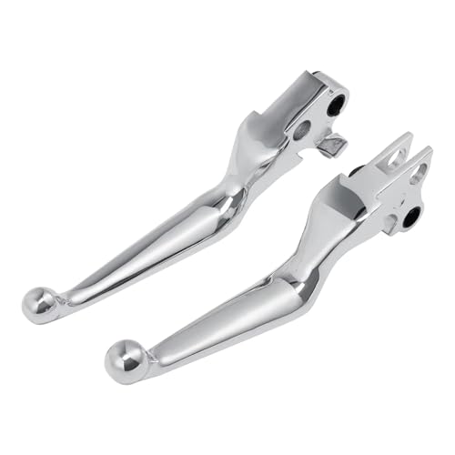 Maître-cylindre frein et embrayage chromé pour moto Dyna, Sportster et Road King