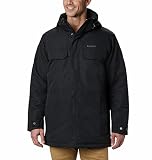 Columbia Herren Rugged Path Parka Winterjacke, Schwarz, L EU