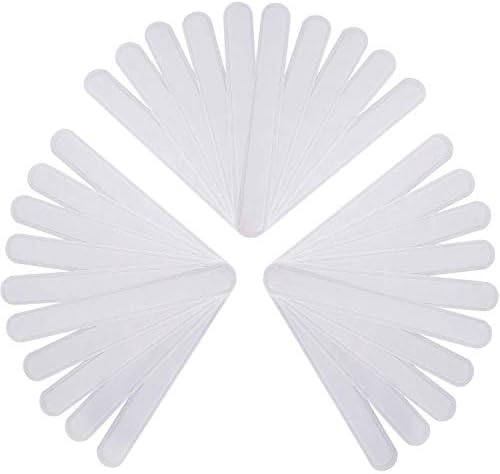 Teemico 30 Pcs Disposable Self-adhesive Collar Sweat Pads Neck Sweat Protector Neck Liner Pads Ring Around Collar for Women Men Invisible Protection Hats Liner Caps Against Collar Sweatay, Invisible Protection Hats Liner Caps Against Collar Sweat Pads