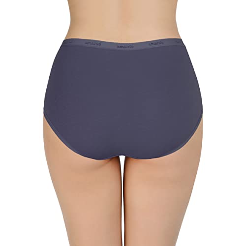 Image of Amante Solid Cotton Full Brief Panty Pack(Pack of 3)