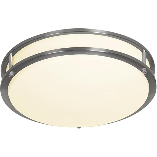 Designers Fountain Flush Mount Ceiling Light, 12 Inch Round