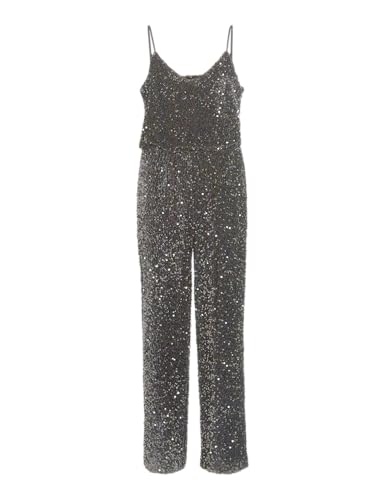 Combinaison à paillettes VILA Vifaith femme combipantalon col V sans manches