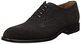 BulletStandard5 Lottusse Oxford Aus Gebürstetem Kalbsleder In Schwarz