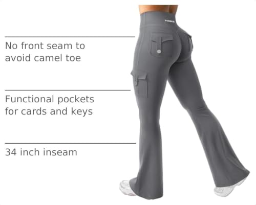 Image of YEOREO CoreFlex Women Workout Flare Leggings