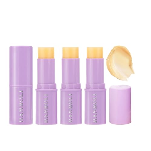 Pakivs 3Pcs Moisturizing Multi Balm Stick,Hydrating Multi Eye & Lip Balm,All-in-One Hydrating Lip Balm Eye Cream Neck Cream Make Up Base Wrinkle Repair For Face Skin Care