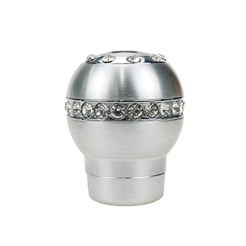 Modengzhe Rhinestone Aluminum Alloy Gear Shift Knob, Decorative Universal Manual Gear Shifter Knob For Car Modification #TOP1