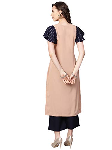 Image of ZIYAA Women's Crepe Straight Kurta