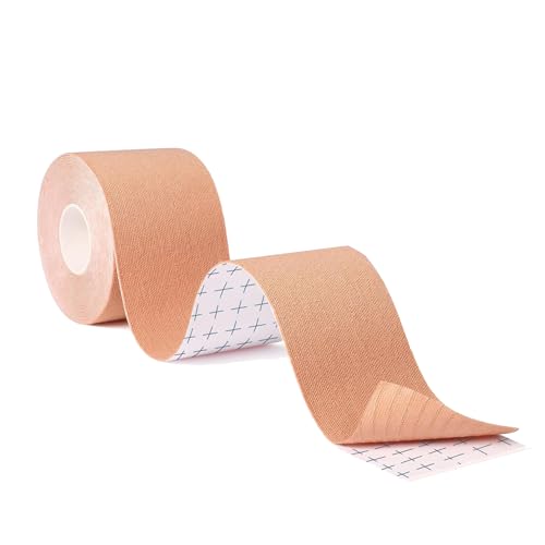 MARYBLU K-Tape | BoobTape for Breast Lift & Shape | Water & Sweat-Resistant Tape for Adhesive, Backless & Strapless Bras | Hypoallergenic, Matte Finish