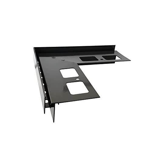 Renoplast® Esquina de aluminio 90° para perfil de alero K35 Gris | Acabado de terrazas balcones | Suelos de baldosas sobre mortero adhesivo | Sistemas de drenaje de agua Perfil angular | Anticorrosión