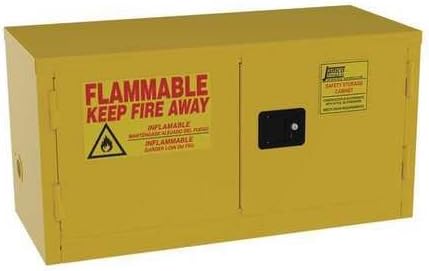 JAMCO Flammable Safety Cabinet, 6 gal., Yellow