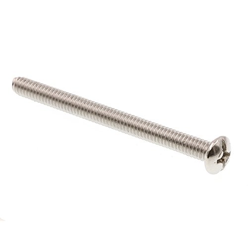 Vis à machine 6,35 mm en acier inoxydable 18-8 de haute résistance, tête bombée Prime-Line