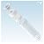 AQUATICLIFE 10" x 2.5" Translucent Refillable Reusable Water Filter Cartridge for DI Resin and Other Media
