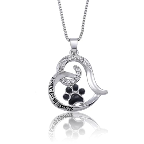 Collier patte chien résistant en cristal pour sublimer un style terne