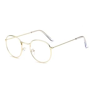 SUERTREE Metaal antiblauw licht optische bril blauw licht filter ooglook ovaal fashion accessoire goud 1 PC