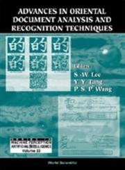 Advances in Oriental Document Analysis and Recognition Techniques: 33 book cover