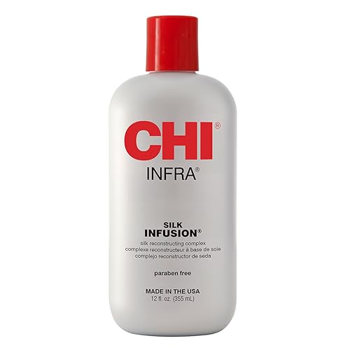 CHI Infra Silk Infusion, Leave-In Reconstructing Treatment To Strengthen & Protect All Hair Types, Alcohol-Free, 340 mL