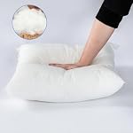 Coussin décoratif carré pour canapé-lit de canapé, inserts d'oreillers jet, 16x16 pouces, ensemble de 4pcs