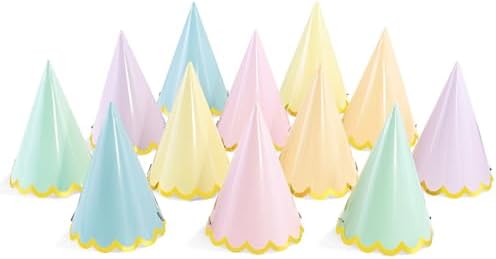 CANREVEL 24 PCS Pre-Assembled Party Hats for Adults, Party Decora...