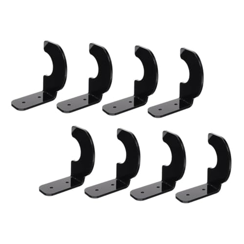Soporte para bate de béisbol de pared: juego de 4 pares para organizar bates