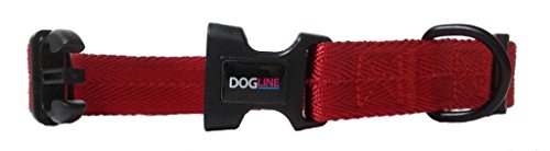 Dogline Navy Blue Customizable Personalized Nylon Collar (W: 3/8" L: 9"-13") #TOP3