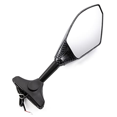 Espejo retrovisor de fibra de carbono acabado premium para motocicletas Yamaha YZF R1 R6 5