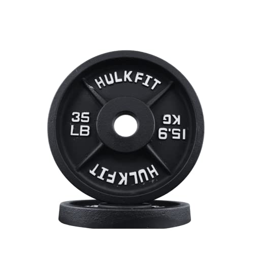 HulkFit 2-inch Olympic Steel Plate, 35lb Single