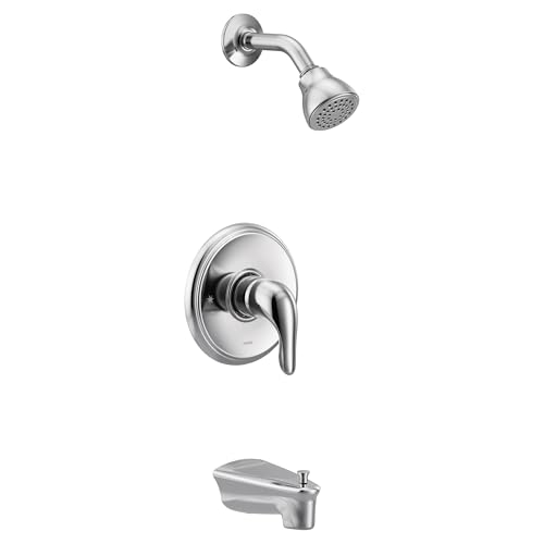 Moen UTL172EP Legend M-CORE 3-Series 1-Handle Eco-Performance Tub and Shower Trim Kit, Valve Required, Chrome miniatura 1