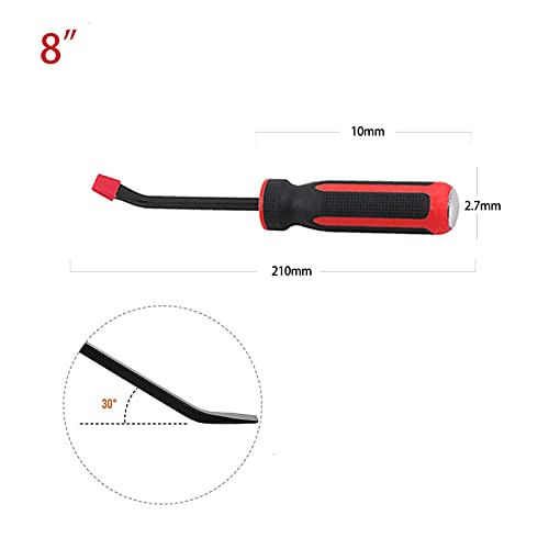 Brechstangen, Hi-Spec 1pc Brechstange Heavy Duty Puller Meißel Autoreparaturwerkzeug mit abgewinkelter Spitze und Brechstange(12 inches)