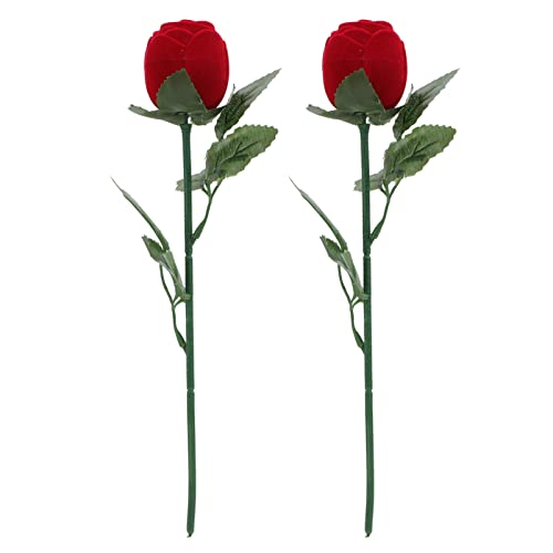 Cabilock 2 Stücke Rose Ring Rose Ring Halter Halter Fall Box