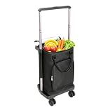 Carrello per la spesa con borsa termica, carrello della spesa isolato da 40