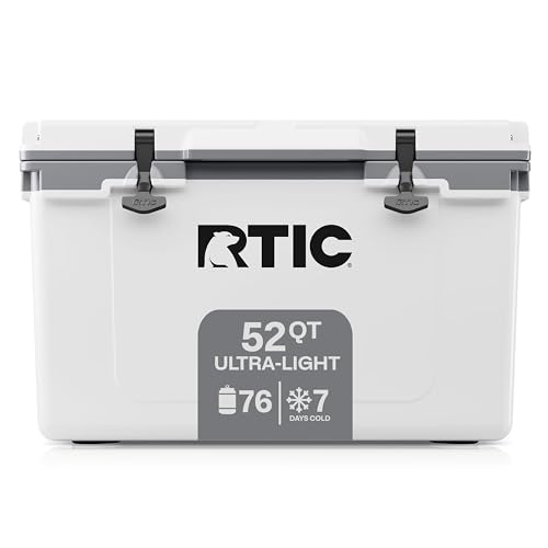 RTIC Ultra-Light 52 Quart Hard Cooler Insulated Portable Ice Chest
